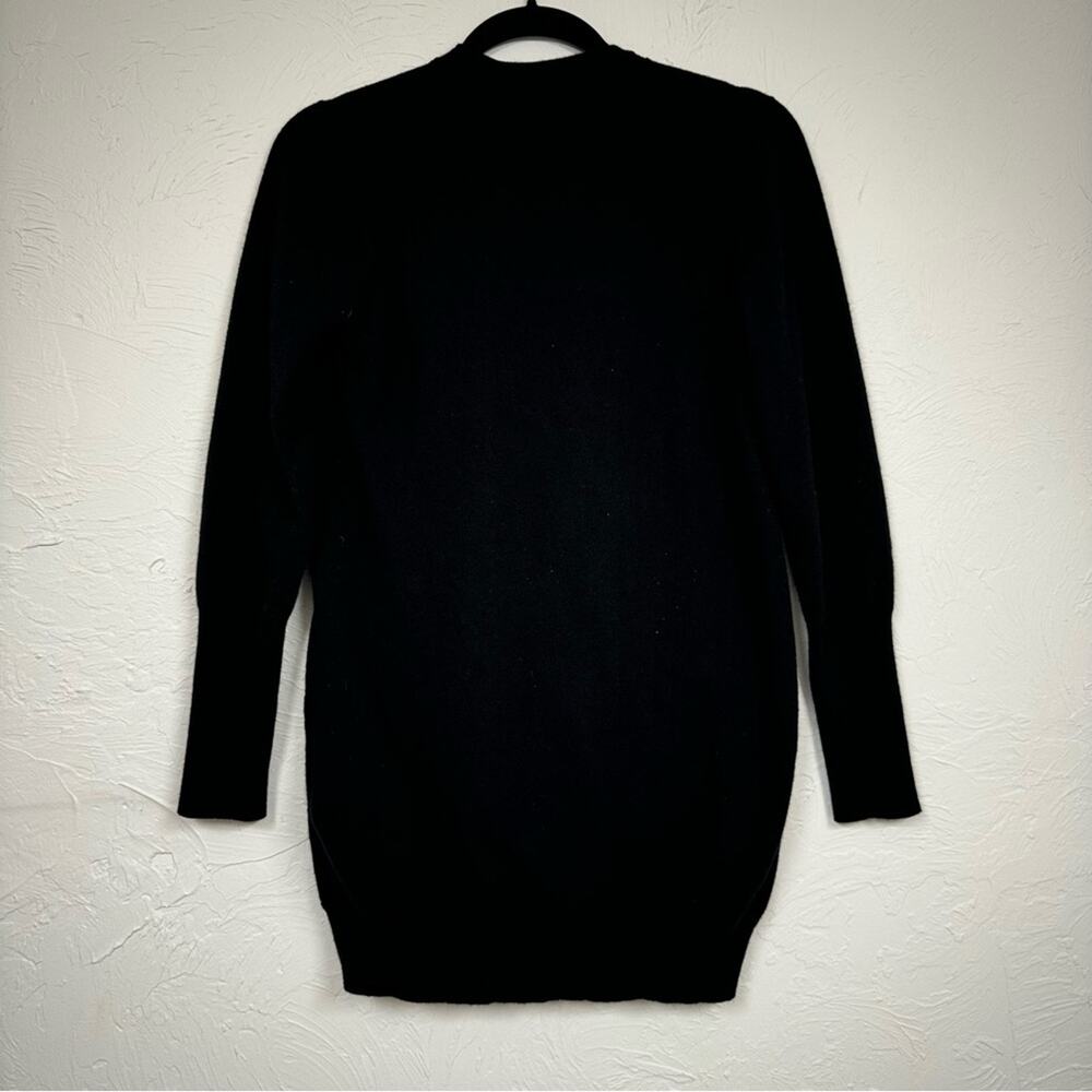 Brunello Cucinelli Black Cashmere Cardigan Sweater Womens M Duster Luxury Italy - Picture 11 of 11